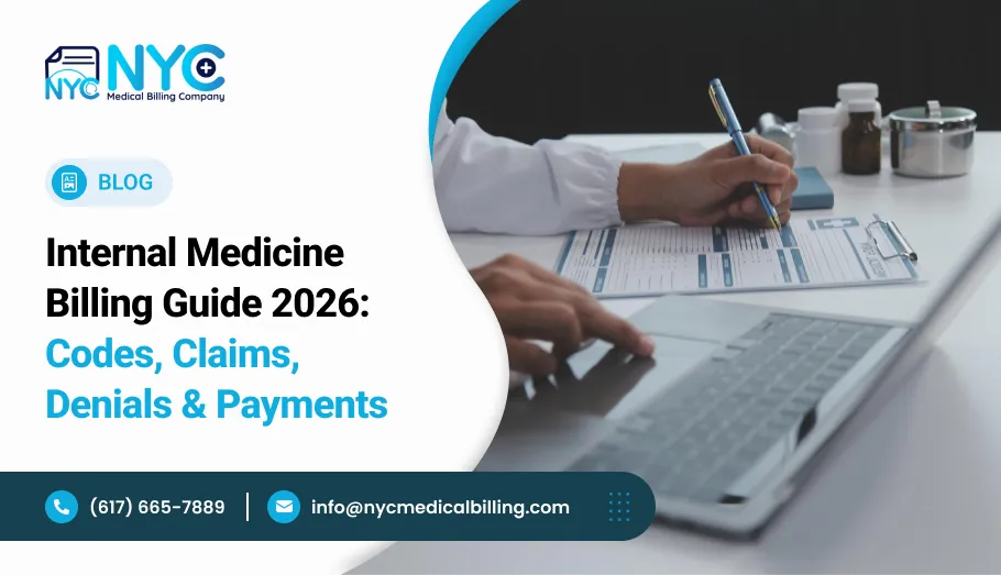 Internal Medicine Billing Guide 2026: Codes, Claims, Denials & Payments